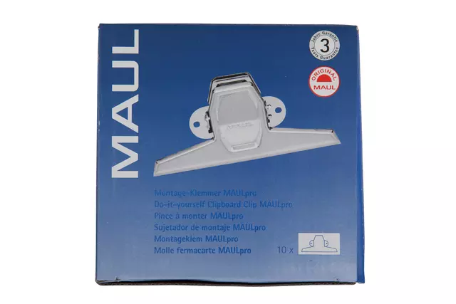 Een Papierklem MAUL Pro 125mm capaciteit 20mm zilver koop je bij EconOffice
