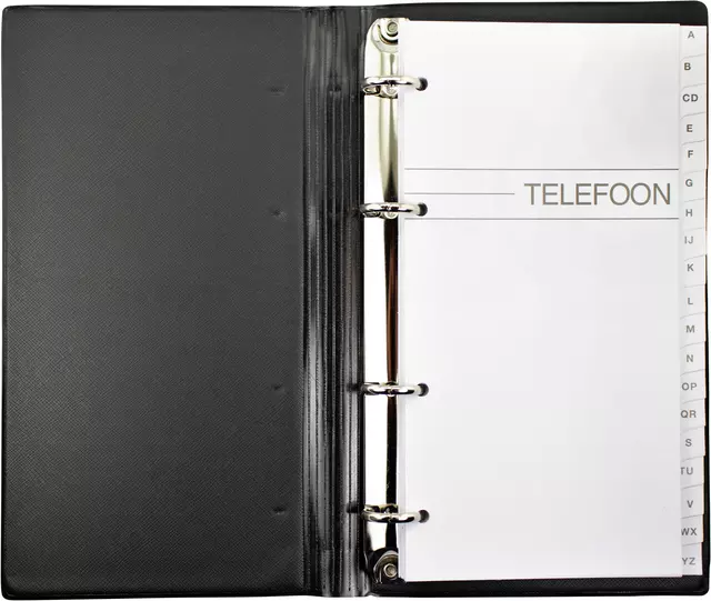 Een Telefoonalbum Kangaro 215x130mm A-Z 4-rings assorti koop je bij EconOffice
