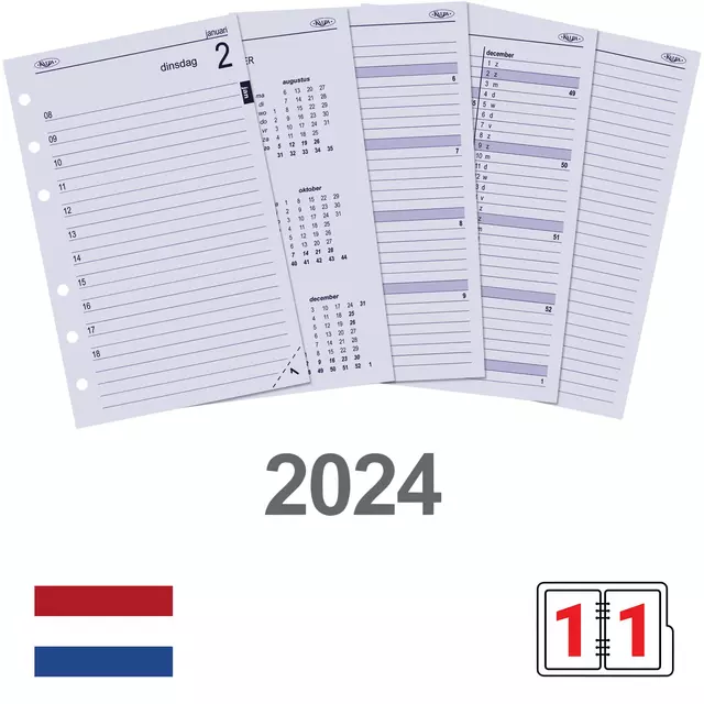 Een Agendavulling 2025 Kalpa Senior 1dag/1pagina koop je bij KantoorProfi België BV