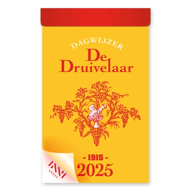 Een Calendrier journalier à effeuiller 2025 De Druivelaar koop je bij Van Hoye Kantoor BV