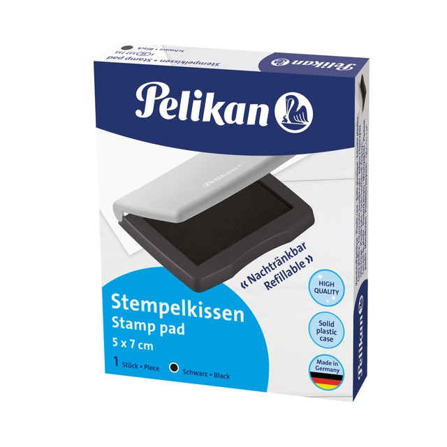 Een Stempelkussen Pelikan 3E 50x70mm zwart koop je bij L&N Partners voor Partners B.V.