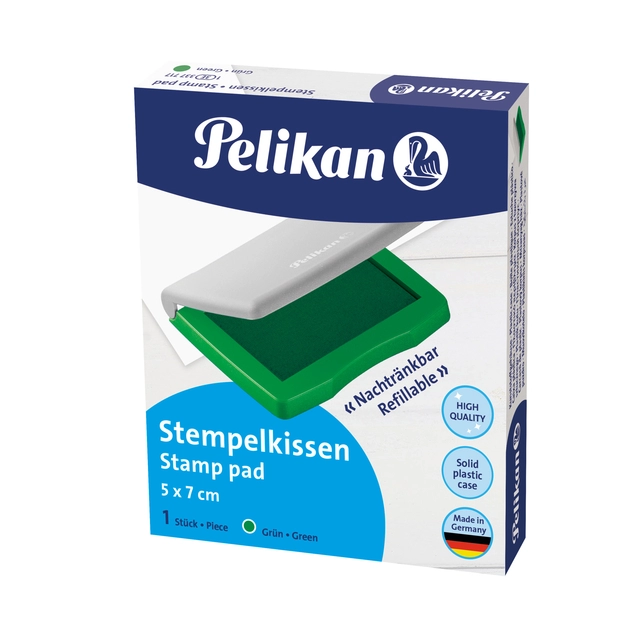 Een Stempelkussen Pelikan 3E 50x70mm groen koop je bij EconOffice