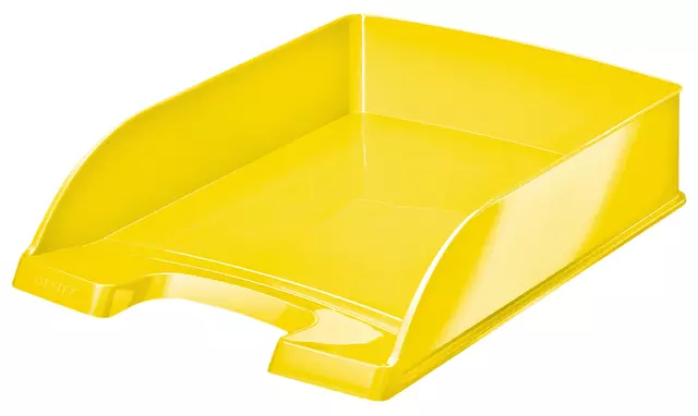 Een Brievenbak Leitz Wow A4 geel koop je bij Van Leeuwen Boeken- en kantoorartikelen