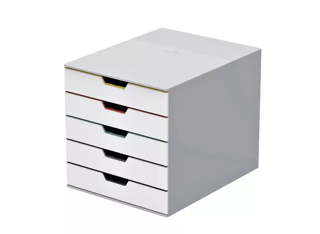 Een Ladenbox Durable Varicolor mix 5 laden koop je bij KantoorProfi België BV
