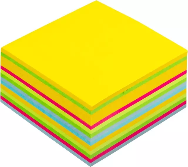 Een Memoblok 3M Post-it 2030 76x76mm kubus ultra assorti koop je bij Van Leeuwen Boeken- en kantoorartikelen