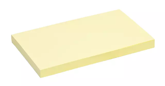Een Memoblok Quantore 76x127mm geel koop je bij Goedkope Kantoorbenodigdheden