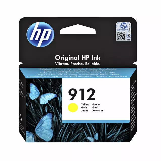 Buy your Inktcartridge HP 3YL79AE 912 geel at QuickOffice BV