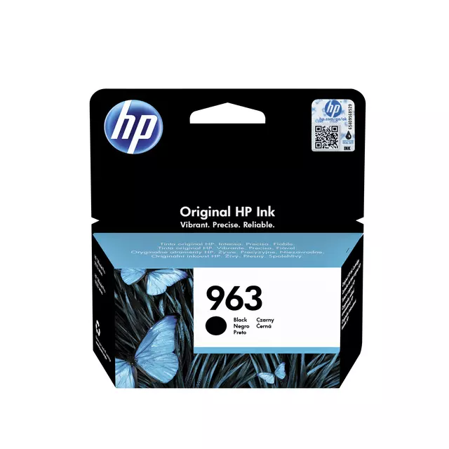 Een Inktcartridge HP 3JA26AE 963 zwart koop je bij EconOffice