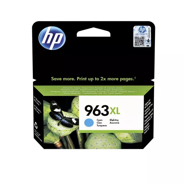 Buy your Inktcartridge HP 3JA27AE 963XL blauw at QuickOffice BV