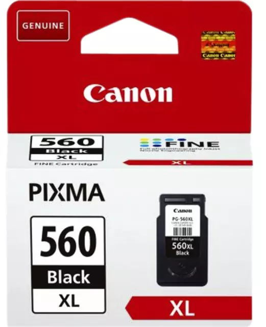 Een Inktcartridge Canon PG-560XL zwart koop je bij Van Hoye Kantoor BV