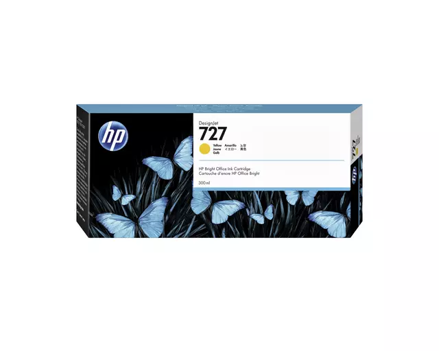 Inktcartridge HP F9J78A 727 geel