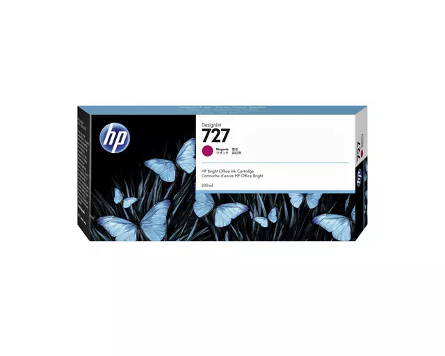 Inktcartridge HP F9J77A 727 rood