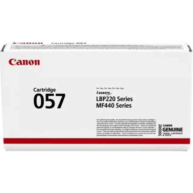 Een Cartouche toner Canon 057 noir koop je bij QuickOffice BV