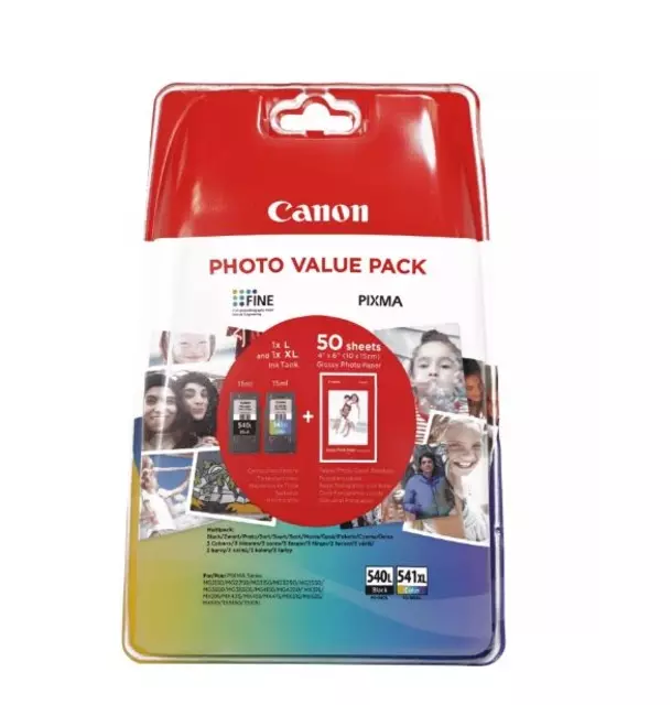 Een Inktcartridge Canon PG-540L + CL-541XL zwart + kleur koop je bij Tonerinktshop