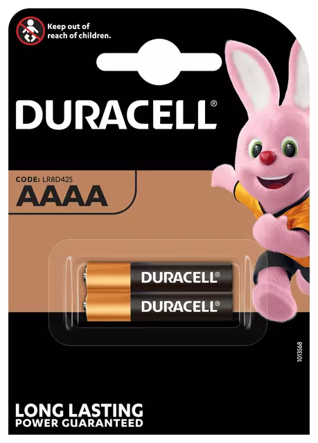 Een Batterij Duracell 2xAAAA Ultra alkaline koop je bij MV Kantoortechniek B.V.
