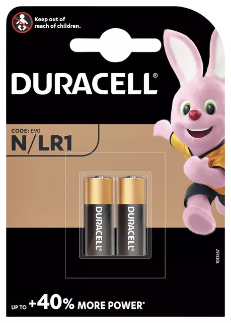 Een Batterij Duracell 2xMN9100/N alkaline koop je bij L&N Partners voor Partners B.V.