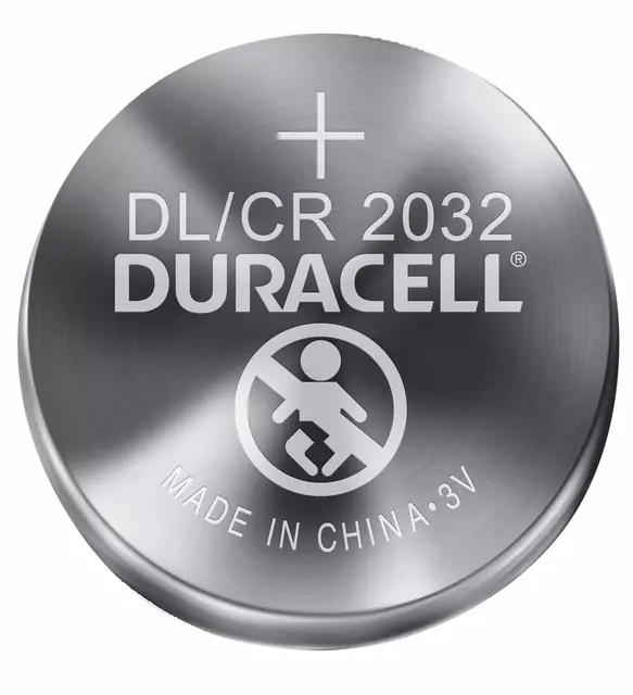 Een Batterij Duracell knoopcel 2xCR2032 lithium Ø20mm 3V-180mAh koop je bij EconOffice