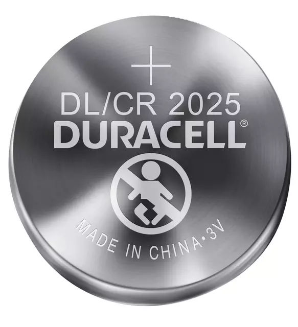 Een Batterij Duracell knoopcel 2xCR2025 lithium Ø20mm 3V-170mAh koop je bij Totaal Kantoor Goeree
