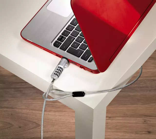 Een Notebookslot Hama USB beveiliging met cijferslot koop je bij MV Kantoortechniek B.V.