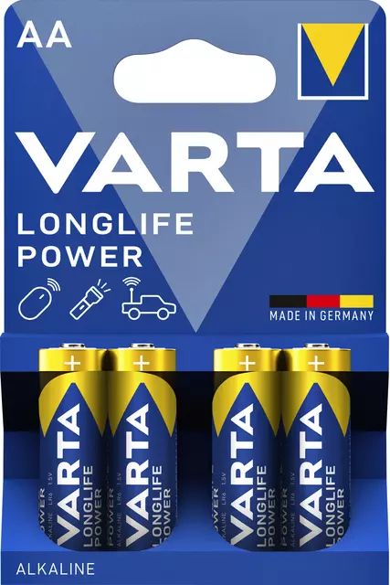 Een Batterij Varta Longlife Power 4xAA koop je bij L&N Partners voor Partners B.V.
