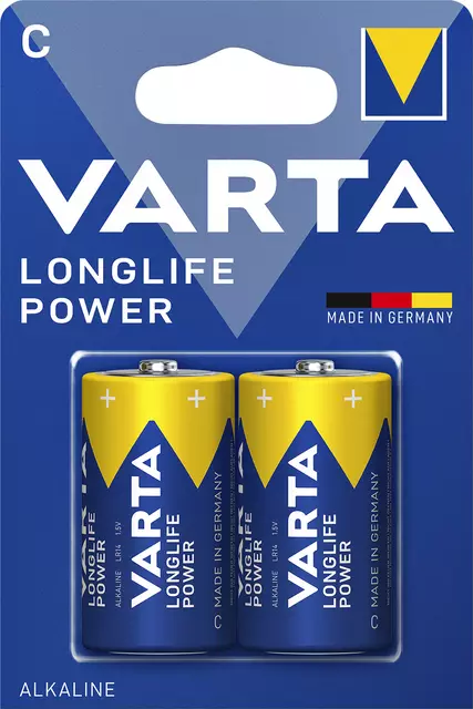 Een Batterij Varta Longlife Power 2xC koop je bij L&N Partners voor Partners B.V.