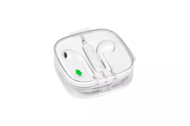 Een Oortelefoon Green Mouse met 3.5mm jack aansluiting koop je bij L&N Partners voor Partners B.V.