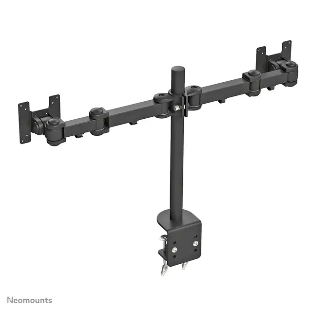 Een Monitorarm Neomounts D960D 2x10-27" met klem zwart koop je bij L&N Partners voor Partners B.V.