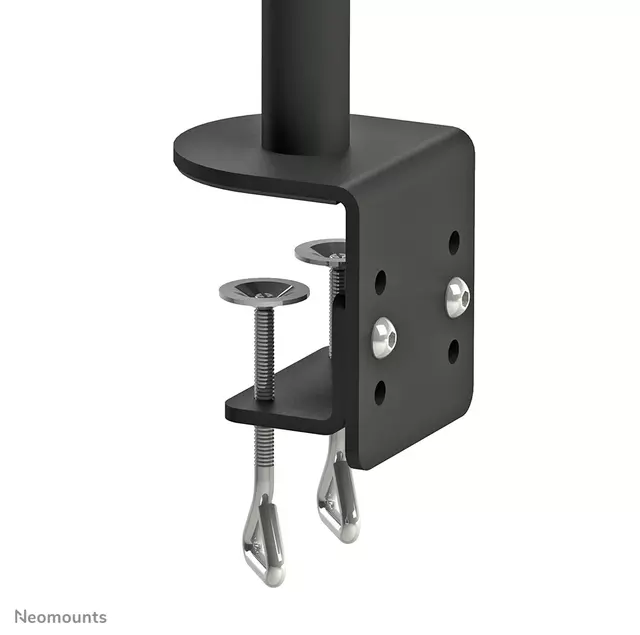 Een Monitorarm Neomounts D960D 2x10-27" met klem zwart koop je bij Totaal Kantoor Goeree