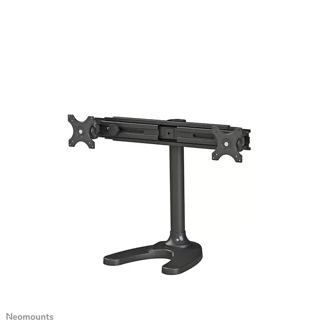 Een Monitorarm Neomounts D700DD 2x19-30" op voet zwart koop je bij Totaal Kantoor Goeree