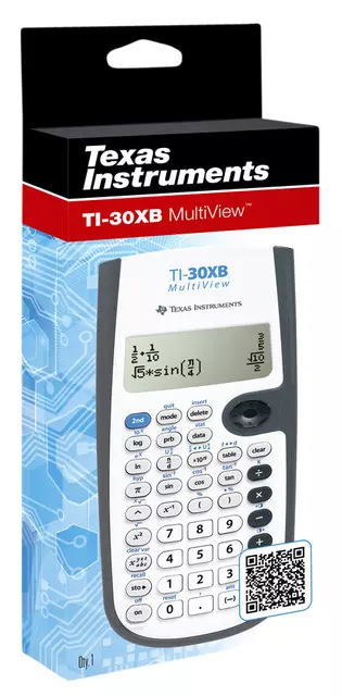 Een Rekenmachine TI-30XB multiview koop je bij Totaal Kantoor Goeree