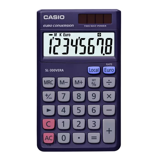 Een Rekenmachine Casio SL-300VERA koop je bij EconOffice