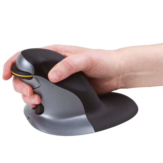 Een Ergonomische Muis Fellowes Penguin draadloos medium koop je bij Goedkope Kantoorbenodigdheden