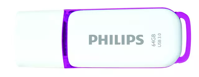 Een USB-stick 3.0 Philips Snow Edition Magic Purple 64GB koop je bij EconOffice