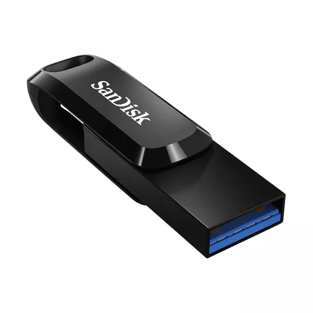 Een USB-stick 3.1 USB-C Sandisk Ultra Dual Drive Go 128GB koop je bij Van Leeuwen Boeken- en kantoorartikelen