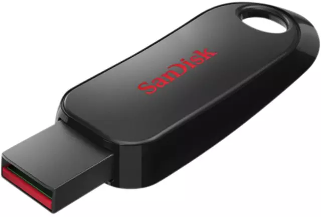 Een USB-stick 2.0 Sandisk Cruzer Snap 128GB koop je bij L&N Partners voor Partners B.V.