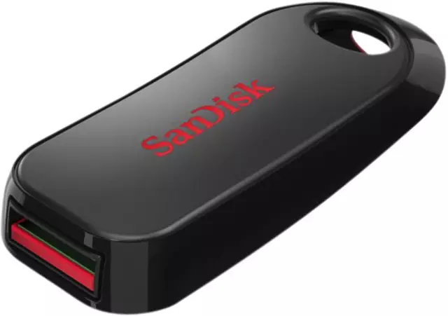 Een USB-stick 2.0 Sandisk Cruzer Snap 128GB koop je bij EconOffice