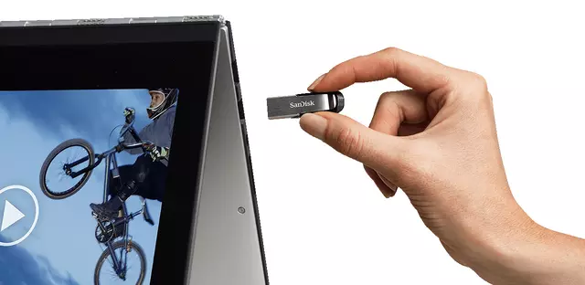 Een USB-stick 3.0 Sandisk Cruzer Ultra Flair 256GB koop je bij KantoorProfi België BV