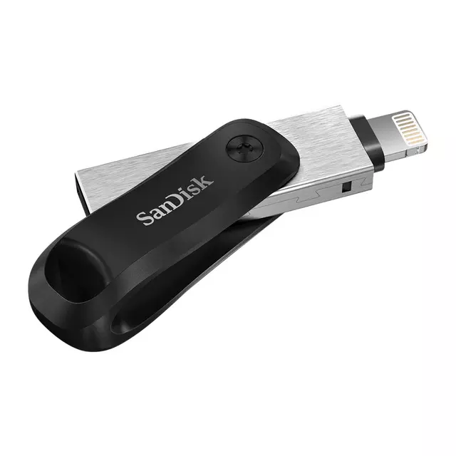 Een USB-STICK SANDISK IXPAND FLASH DRIVE 3.0 256GB ZW koop je bij Kantoorvakhandel van der Heijde