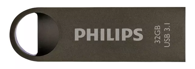 Een USB-stick 3.1 Philips Moon Space Grey 32GB koop je bij L&N Partners voor Partners B.V.