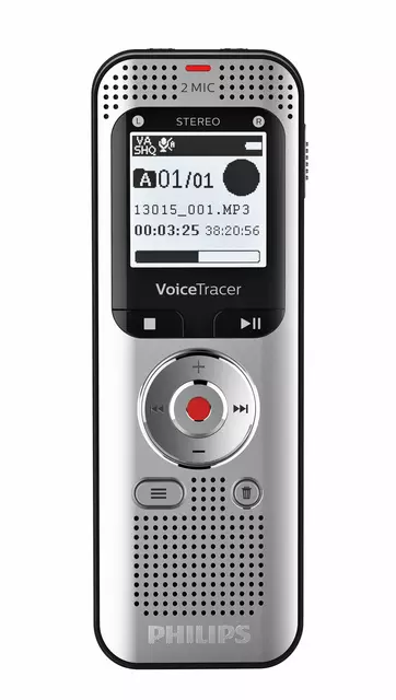 Een Digital voice recorder Philips DVT 2050 voor notities koop je bij Goedkope Kantoorbenodigdheden