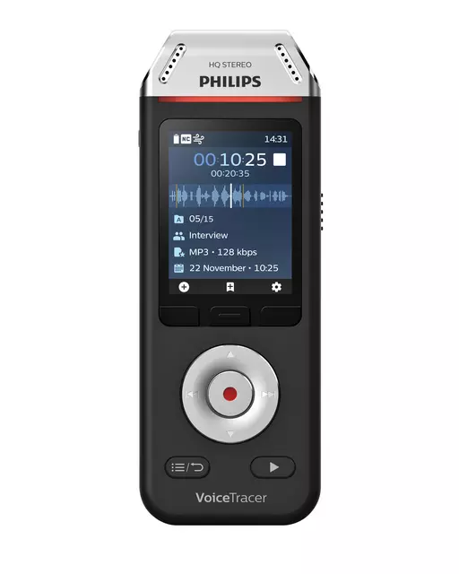 Een Digital voice recorder Philips DVT 2110 voor interviews koop je bij Ziffo Kantoorcentrum BV