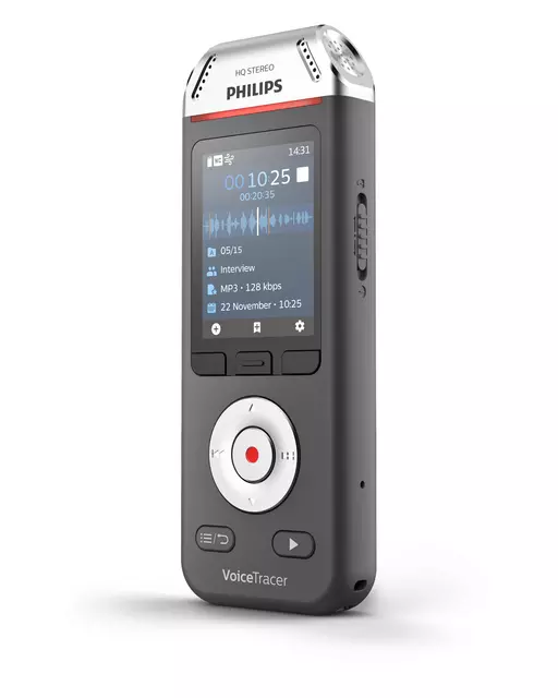 Een Digital voice recorder Philips DVT 2110 voor interviews koop je bij Kantoorvakhandel van der Heijde