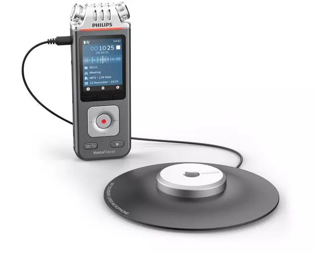 Een Digital voice recorder Philips DVT 8110 voor vergaderen koop je bij Van Leeuwen Boeken- en kantoorartikelen