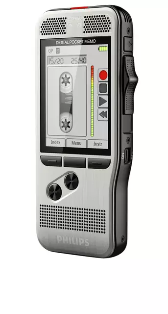 Een Dicteerapparaat Philips PocketMemo DPM7200 koop je bij MV Kantoortechniek B.V.