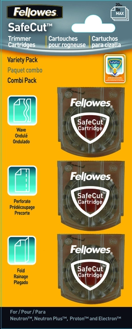 Een Snijmes Fellowes Safecut 3 in 1 koop je bij Unimark Office B.V.