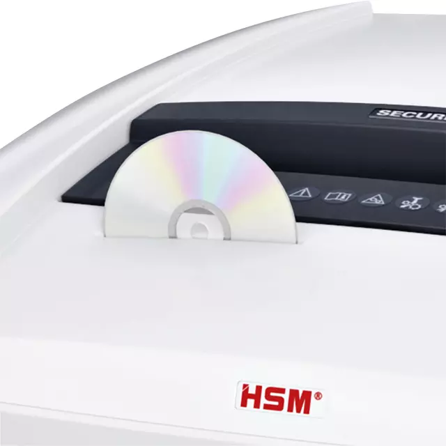 Een Papiervernietiger HSM Securio P44i snippers 1.9x15mm + cd koop je bij Van Leeuwen Boeken- en kantoorartikelen