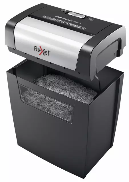 Een Papiervernietiger Rexel Momentum X308 snippers 5x42mm koop je bij EconOffice