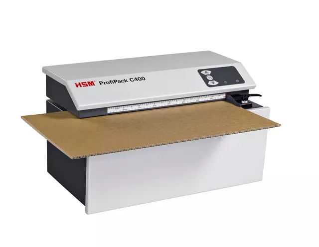 Een Verpakkingsopbolmachine HSM ProfiPack C400 koop je bij Van Leeuwen Boeken- en kantoorartikelen