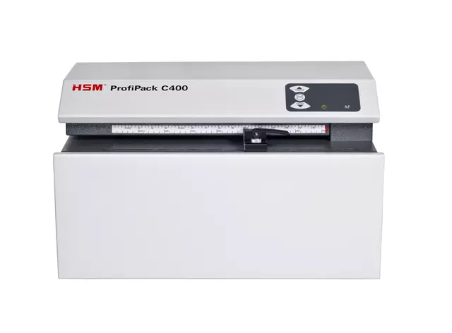 Een Verpakkingsopbolmachine HSM ProfiPack C400 koop je bij MV Kantoortechniek B.V.