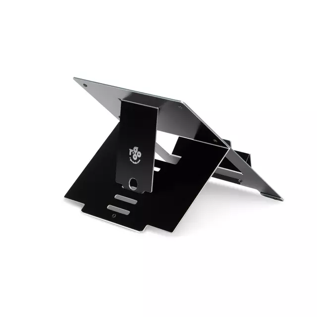Een Laptopstandaard R-Go Tools Riser Flexible zwart koop je bij L&N Partners voor Partners B.V.